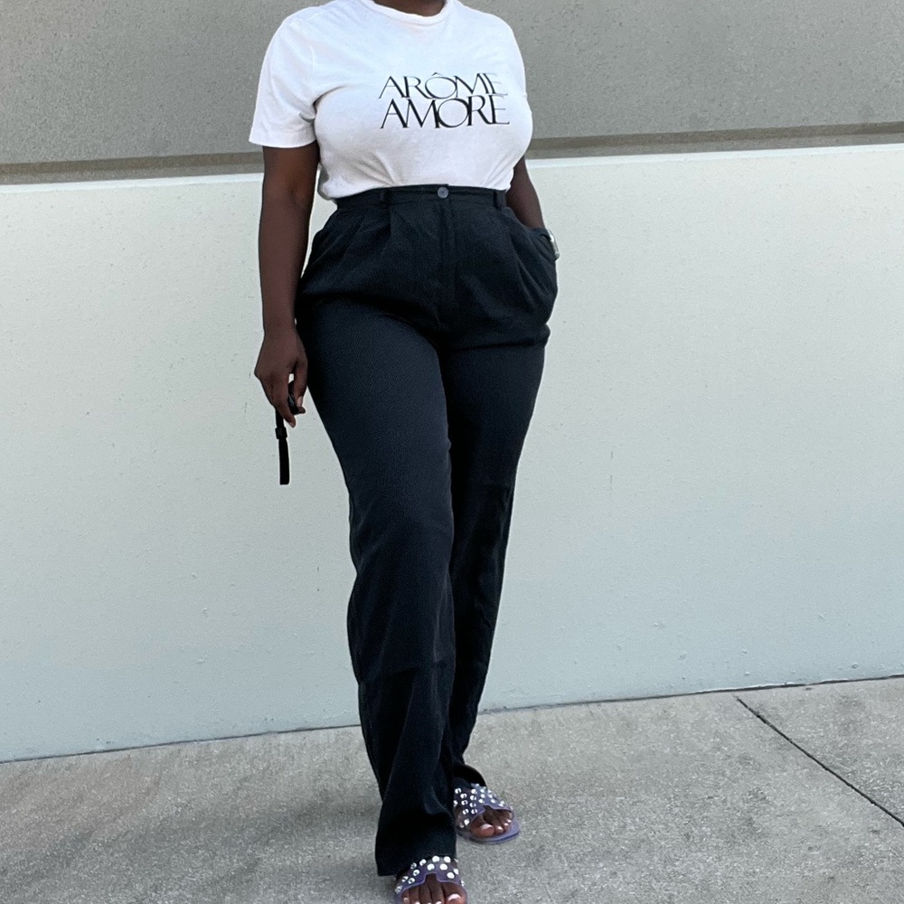 David Brooks Polka Dot High Waist Pants ( Size 8)